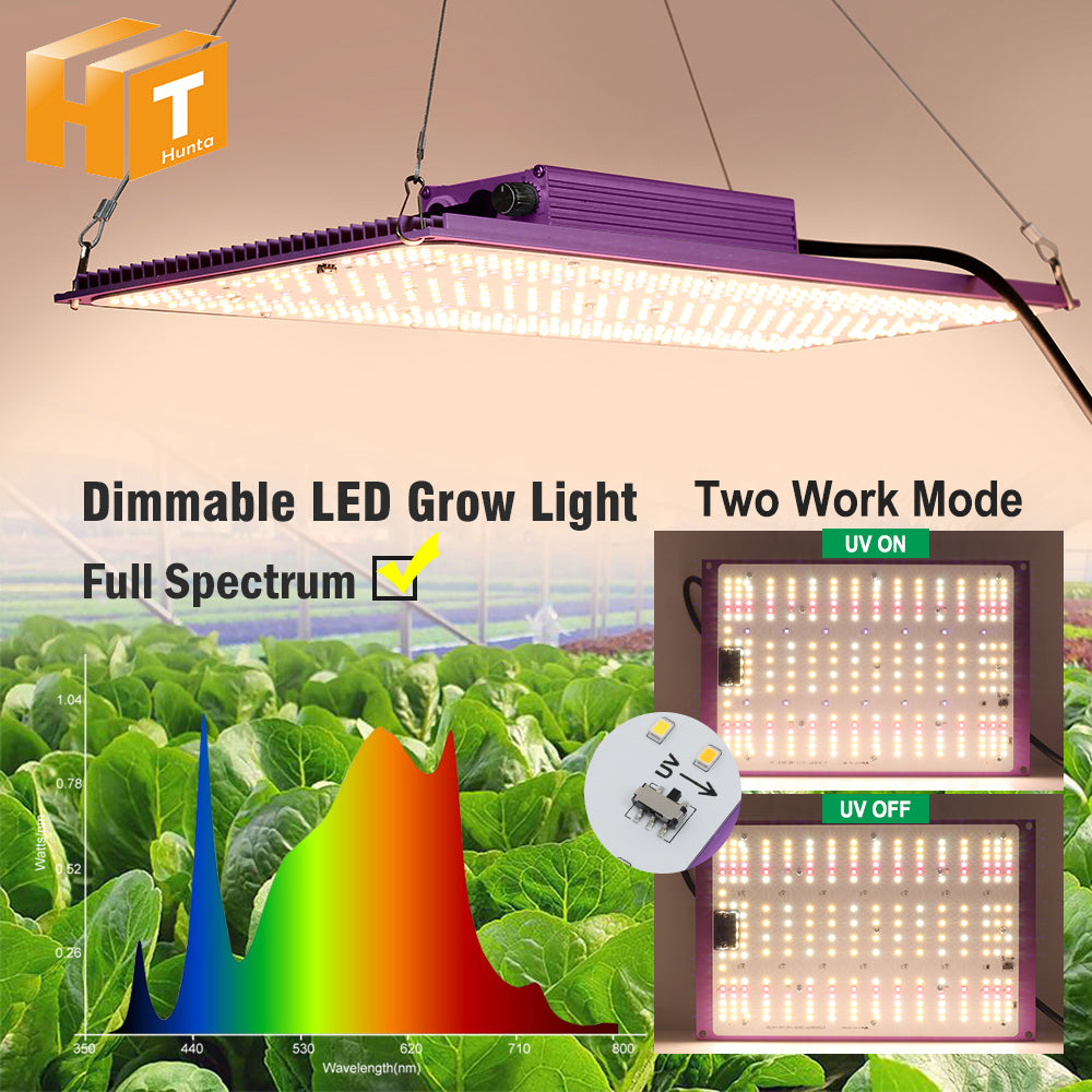 Dimmable LED Grow LightTwo Work ModeFull Spectrum
