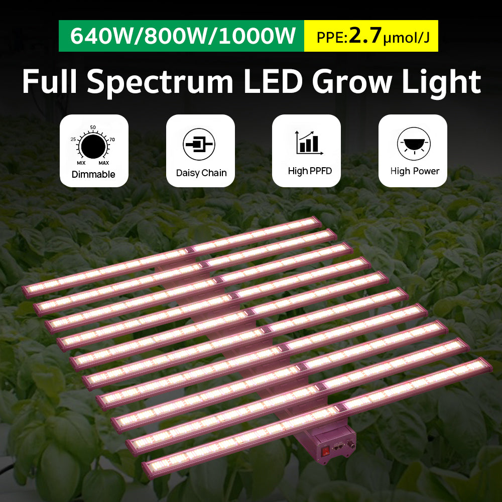 640W/800W/1000W Full Spectrum LED Grow Light