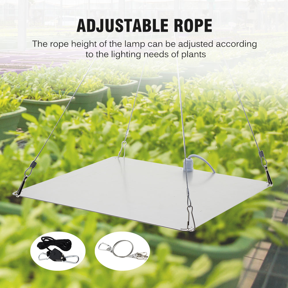 ADJUSTABLE ROPE
The rope height of the lamp can be adjusted accordingto the lighting needs of plants