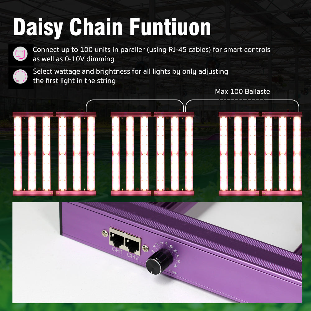 Daisy Chain Funtiuon of grow light