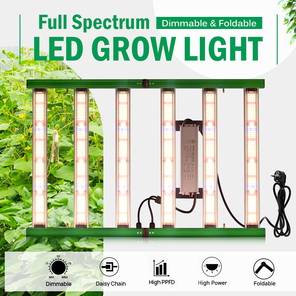 Full Spectrum
Dimmable & Foldable
LED GROW LIGHT