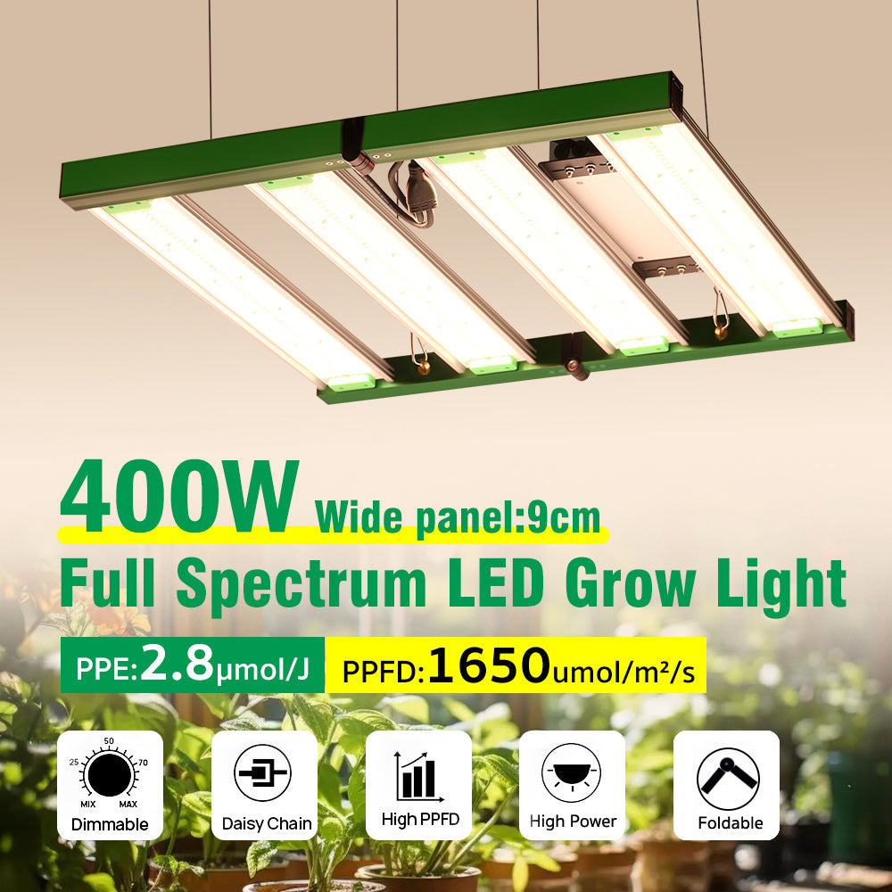 GRAXIDEA LED 400W Full Spectrum LED Grow Light SMD3030 For Indoor Greenhouse Plants High Brightness