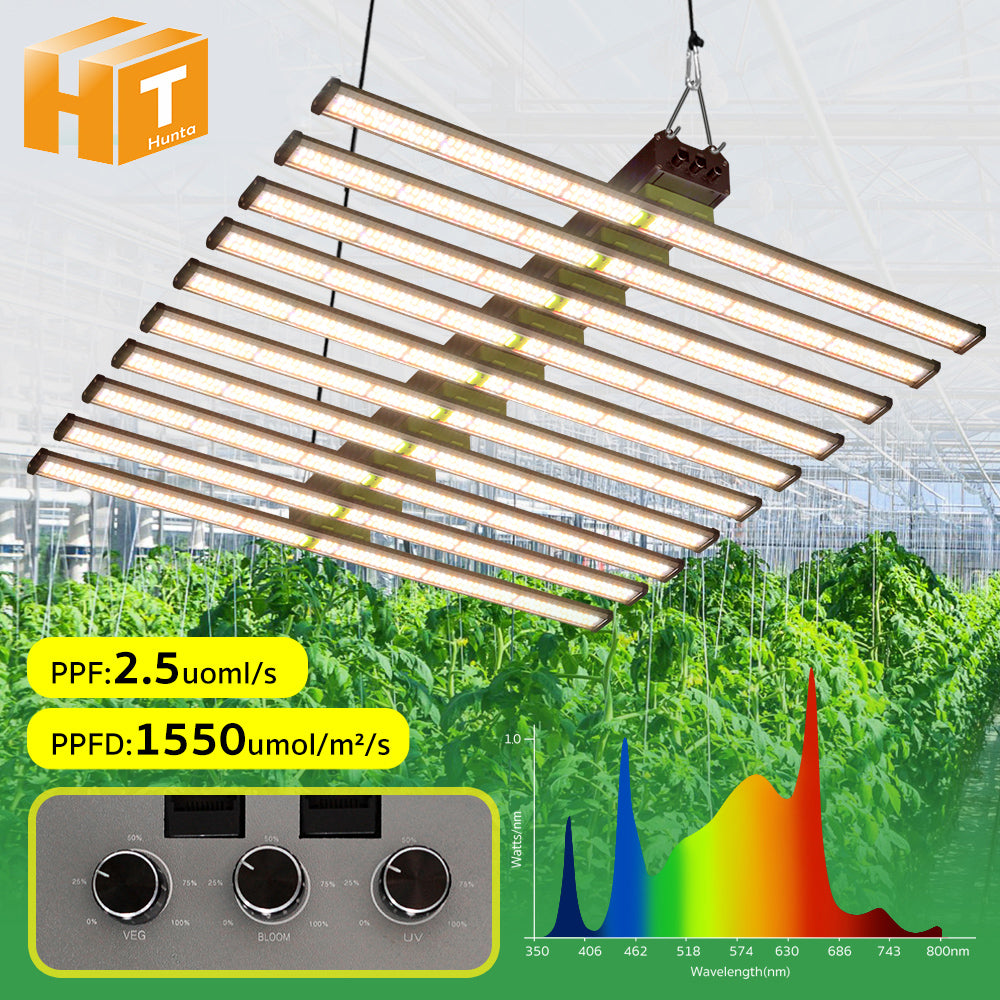 GRAXIDEA LED 770W 860W 1180W Full Spectrum LED Grow Light LM281B ProVK&Osram Dimmable Growbox For Greenhouse Tent Plants