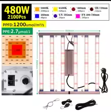 GRAXIDEA grow light Full Spectrum LED Grow Light LM281B 480W High Brightness
