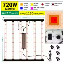 GRAXIDEA grow light Full Spectrum LED Grow Light LM281B 720W High Brightness