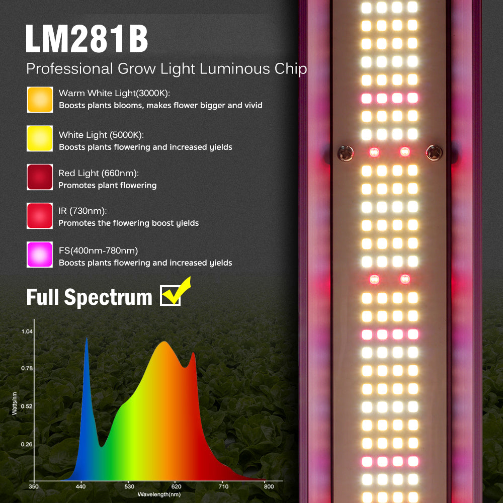 LM281B
Professional Grow Light Luminous Chip