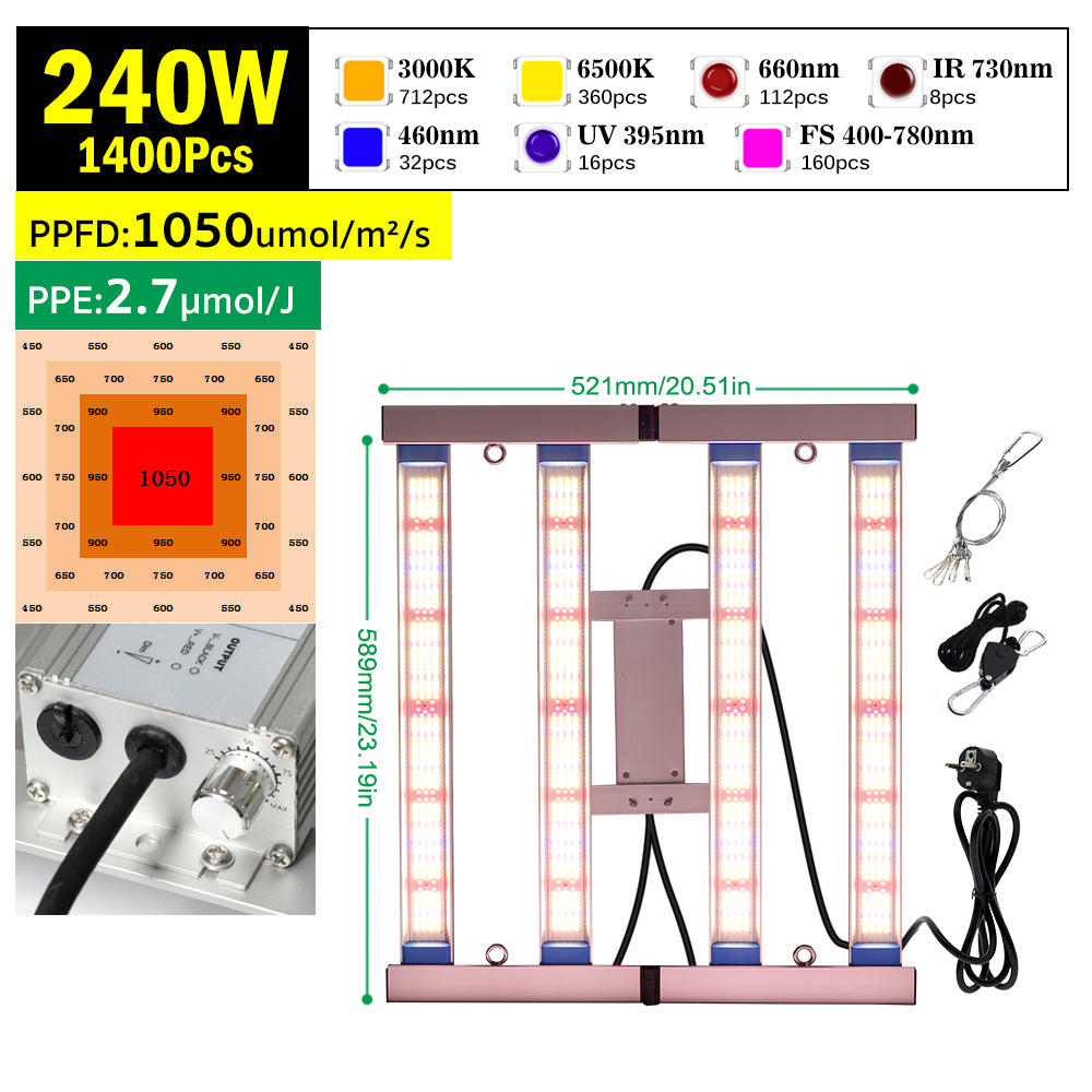 240W grow led