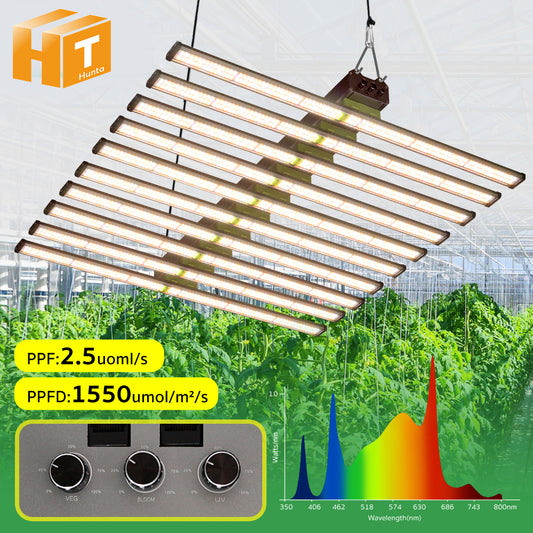 GRAXIDEA LED 770W 860W 1180W Full Spectrum LED Grow Light LM281B ProVK&Osram Dimmable Growbox For Greenhouse Tent Plants
