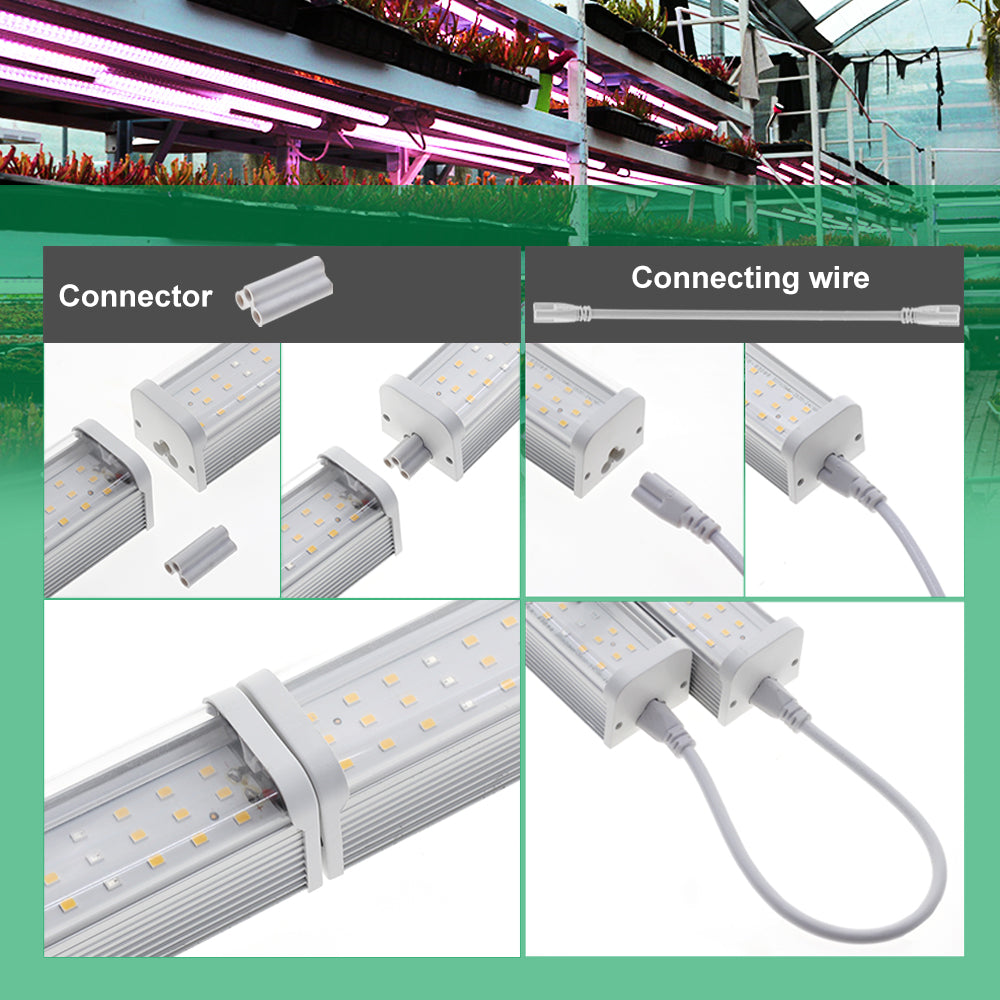 GRAXIDEA LED Grow Light Bar Full Spectrum AC100-265V SMD2835 Conector