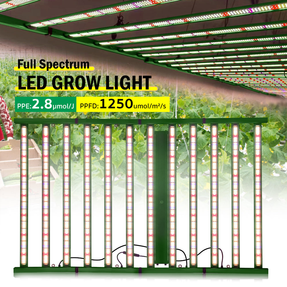 GRAXIDEA LED grow light 1200W 1320W Full Spectrum LED Grow Light LM281B High Brightness For Greenhouse Tent Plants